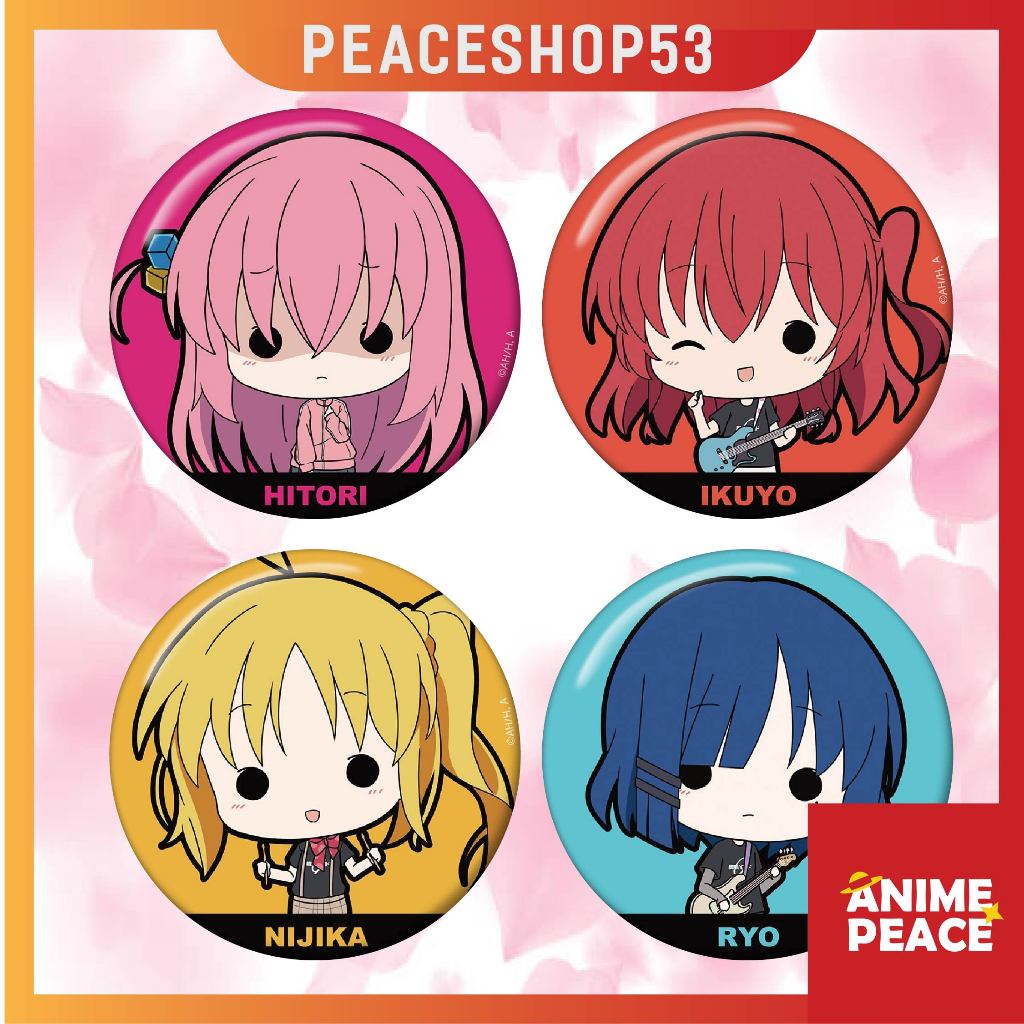 Huy hiệu Bocchi The Rock Phụ Kiện Anime Manga Game Bocchi The Rock Ver Chibi HH62