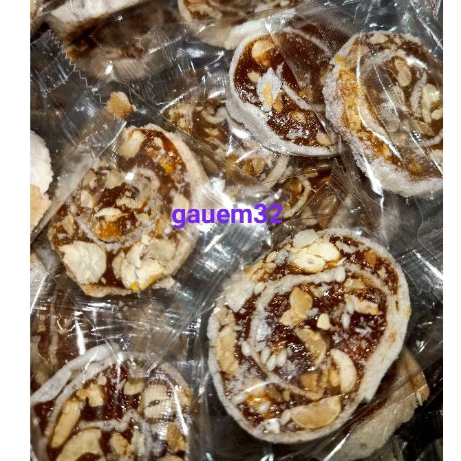 KẸO KHÓM CUỘN Bánh Phồng giòn chua ngọt-1Kg