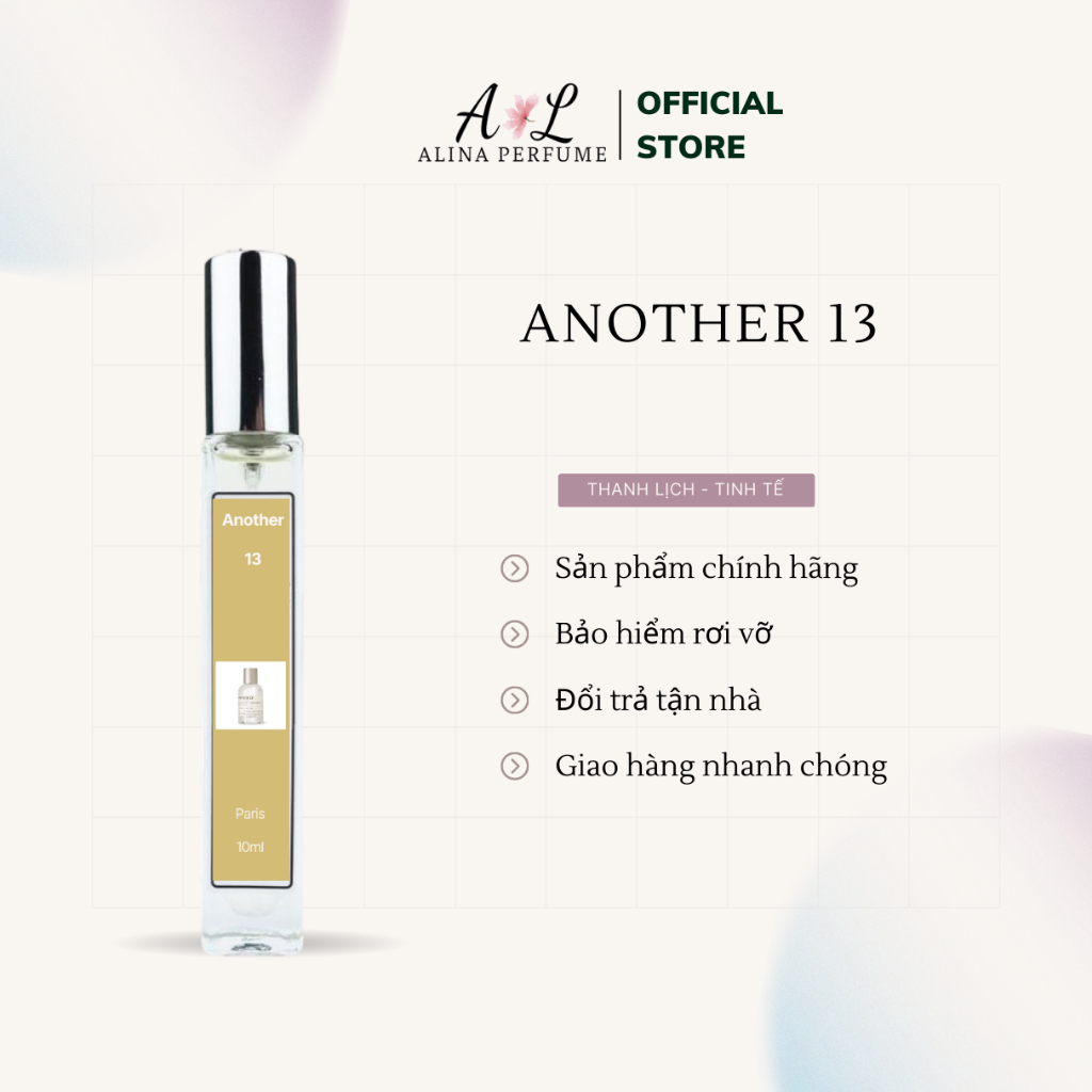 Nước Hoa Chiết Unisex Alina Perfume Another 13 Chính Hãng 10ml Thơm Lâu  Sang trọng, Tinh tế, Nổi bật