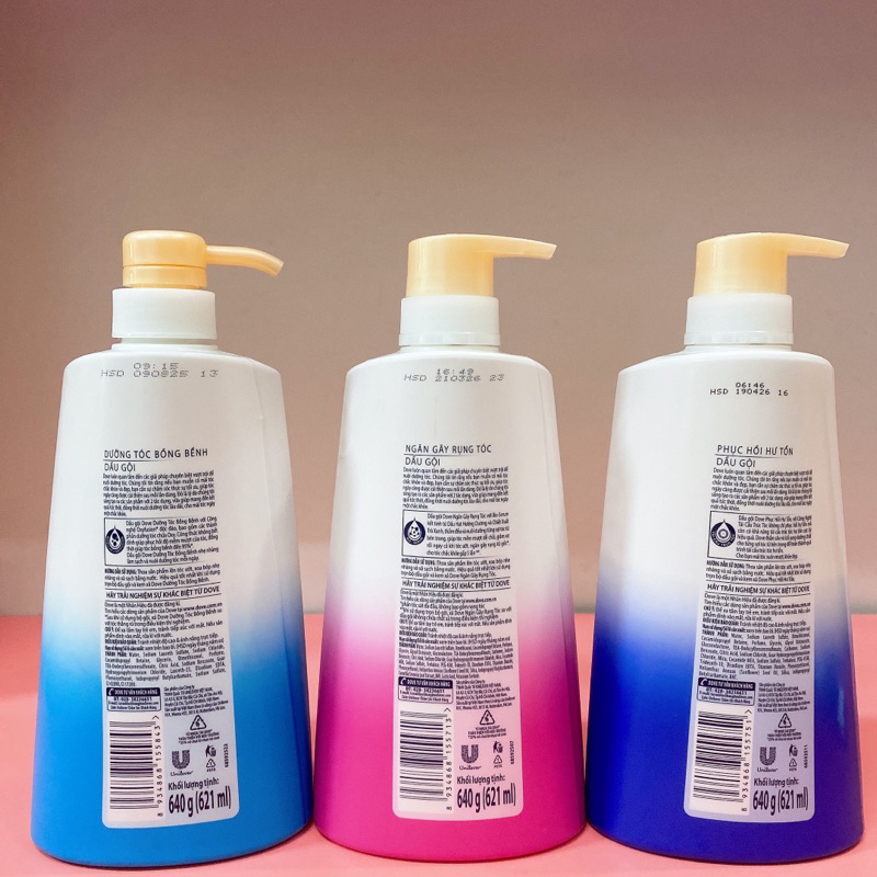 Dầu gội Dove 640g