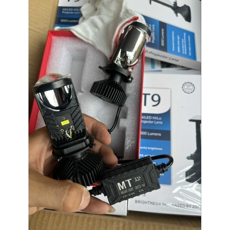 Bóng Led Xe Máy T9 35w chân H4 Siêu Sáng Giá 1 Bóng