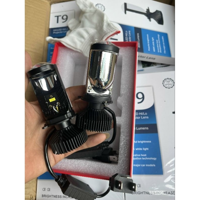 Bóng Led Xe Máy T9 35w chân H4 Siêu Sáng Giá 1 Bóng