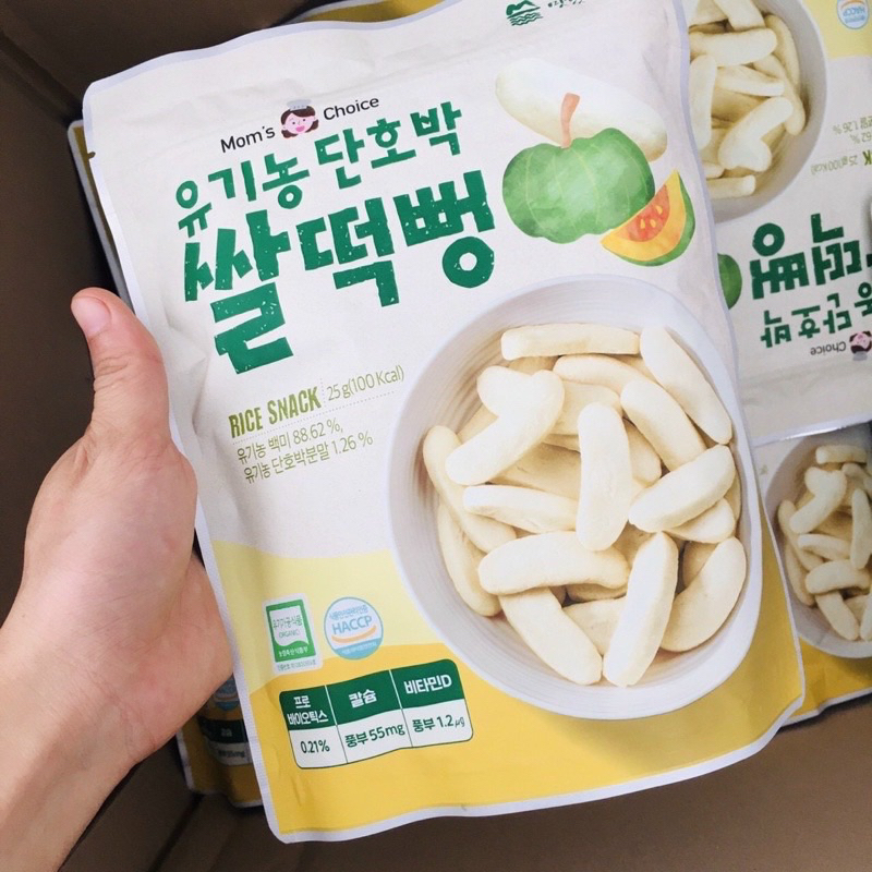 Bánh gạo hữu cơ Mom’s Choice Hàn Quốc cho bé từ 6m+