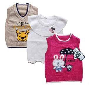 Áo gile len cho bé 7 - 15kg hàng Quảng Châu cao cấp siêu đẹp