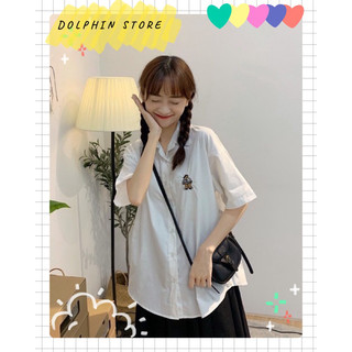 - áo sơ mi tay ngắn bigsize - áo sơ mi trắng bigsize - sơ mi nữ bigsize