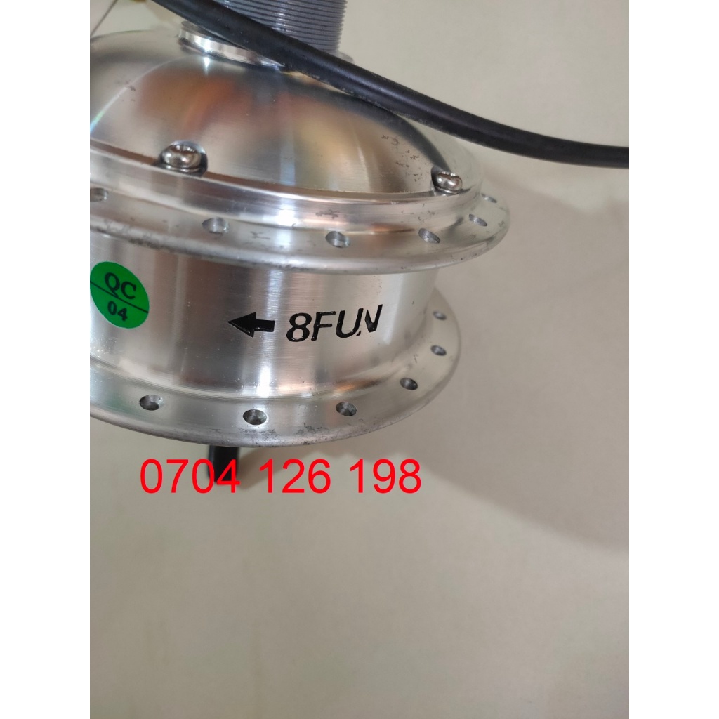 Chính hãng 8fun Bafang , Động cơ chế xe đạp thành xe điện, động cơ bánh sau, chạy được 36-48v