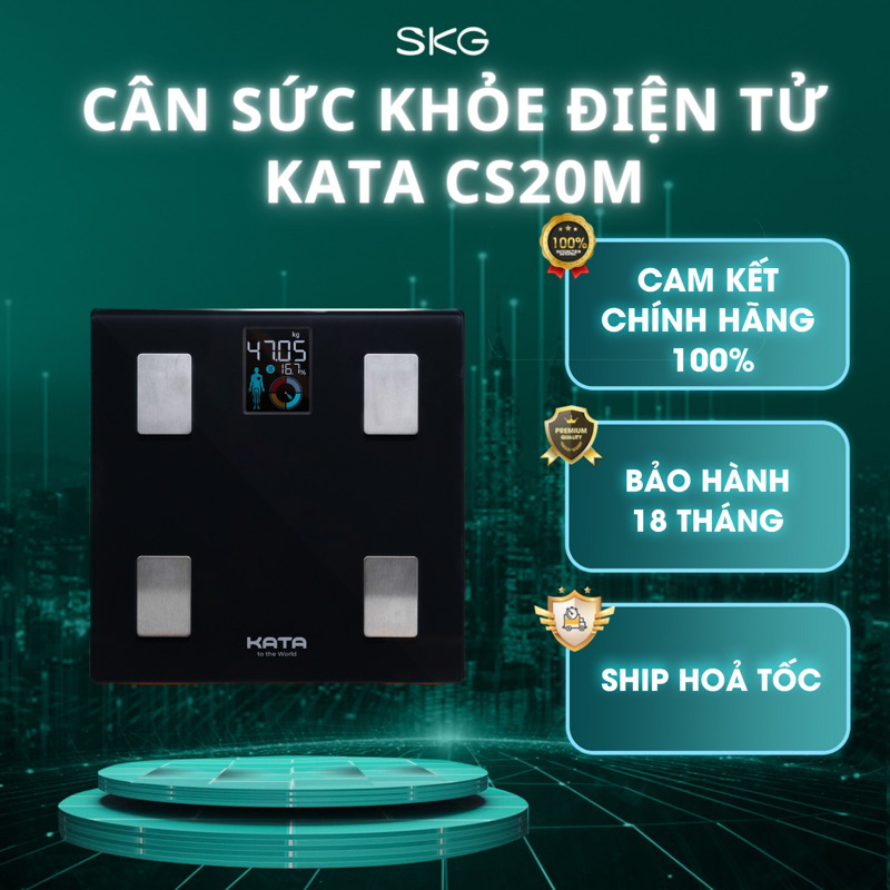Cân sức khỏe điện tử Kata CS20M độ chính xác cao tiện lợi cho gia đình