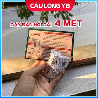 Dây tập cầu lông dài 4m - Dây thun tập phản xạ cầu lông - Cầu lông tự bay về , luyện tập đánh cầu lông 1 mình