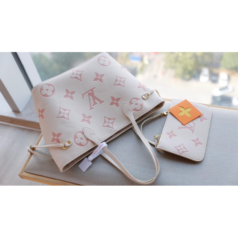 Túi xách LV Neverfull chất da bò size 33cm 4 màu fullbox