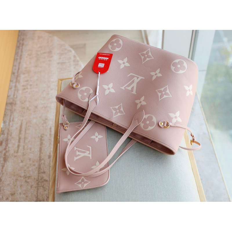 Túi xách LV Neverfull chất da bò size 33cm 4 màu fullbox