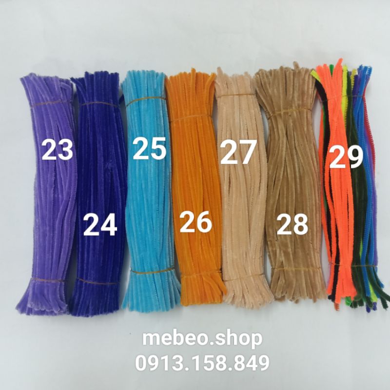 Kẽm Nhung - nguyên liệu handmade, sáng tạo DIY, làm bó hoa kẽm nhung, thú bông
