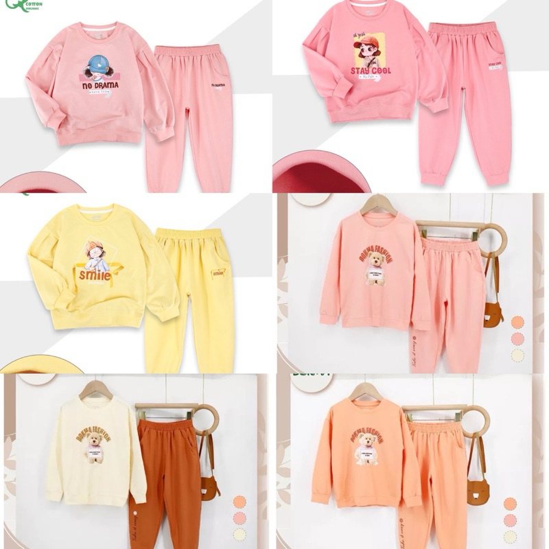 (Nhùn nhùn)Bộ dài tay Dokma Kids size 2y đến 6y mã DB1658