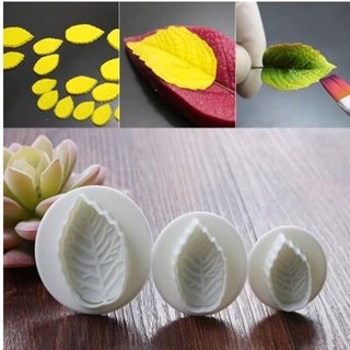 Bộ khuôn nhấn hình lá cho đất sét