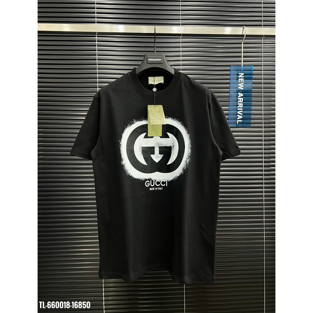 🔥Hot🔥Áo thun Gucci in logo thiết kế hot trend Nam nữ New 2024
