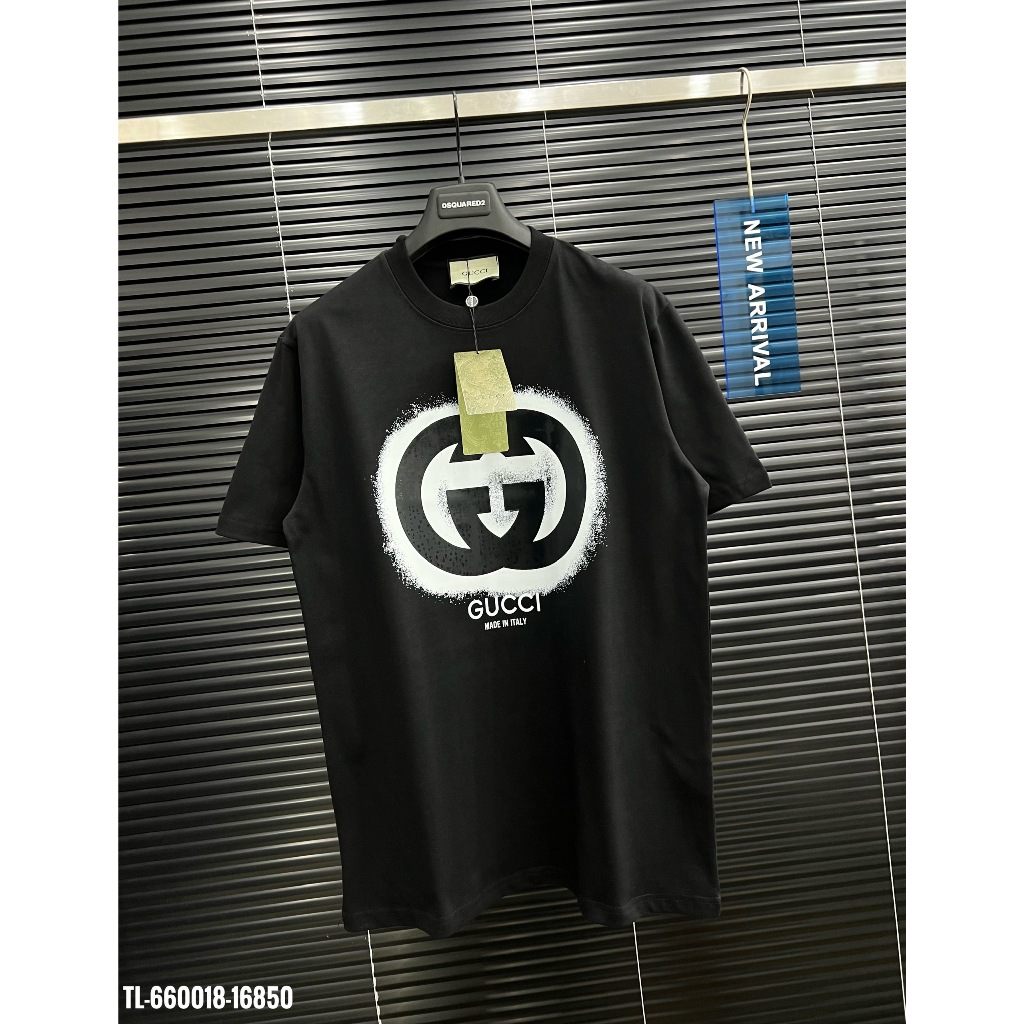 🔥Hot🔥Áo thun Gucci in logo thiết kế hot trend Nam nữ New 2024