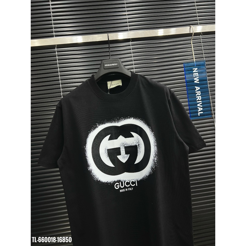 🔥Hot🔥Áo thun Gucci in logo thiết kế hot trend Nam nữ New 2024