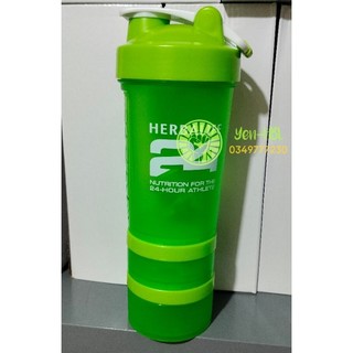 Bình lắc 3 ngăn HBL (2 ngăn phụ dự trữ bột)