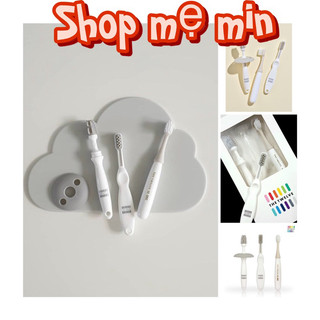 Hộp 3 bàn chải đánh răng cho bé từ 6M+,  set 3 giai đoạn -Hãng TWELVE. Bàn chải cao cấp nội địa Hàn