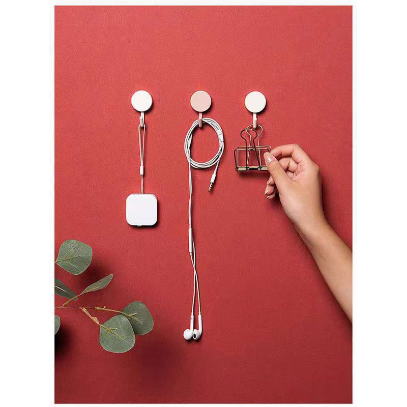 Móc Tròn Treo Đồ Dán Tường Đa Năng