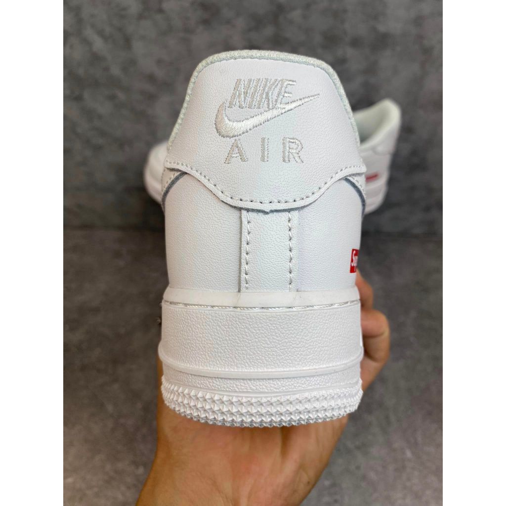 Giày _Nike Air Force 1 Supreme full size 36>43, giày Af1 trắng đỏ bản trung full pk
