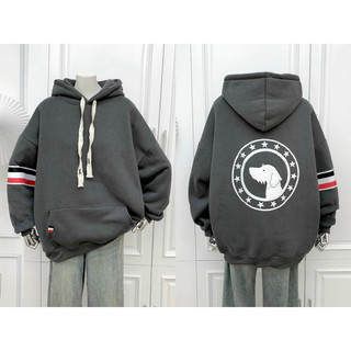 Áo Hoodie Thom Cún sau lưng chất nỉ bông dành cho cả nam và nữ dưới 65kg