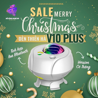 Đèn thiên hà v10Plus loa bluetooth - Đèn chiếu sao tạo không gian lãng mạn, sự kiện hội họp, phòng baz vũ trường