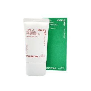 [New 2022] Kem Chống Nắng Nâng Tone, Kiềm Dầu Innisfree Tone Up No Sebum Sunscreen SPF50/PA+++ 50ml
