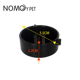 Chén đựng thức ăn cho bò sát nomoy, bát chứa sâu mini cho thằn lằn, lg,... bằng nhựa
