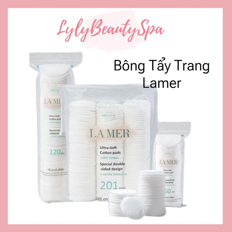 Bông tẩy trang Lamer 201 miếng và 120 miếng