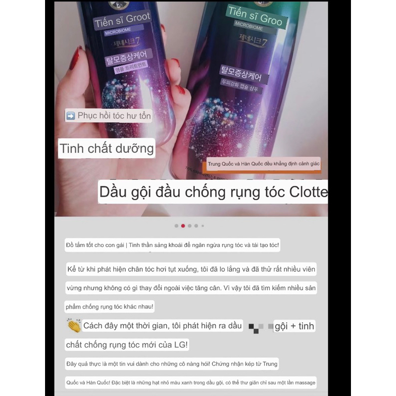 Dầu gội Dr.Groot Microbiome Genetic 7 Scaling Shampoo 400ml