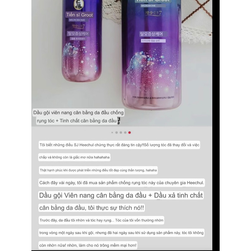 Dầu gội Dr.Groot Microbiome Genetic 7 Scaling Shampoo 400ml