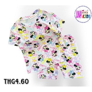 [Size 11-20kg]BỘ THUN GÂN TĂM BÉ GÁI