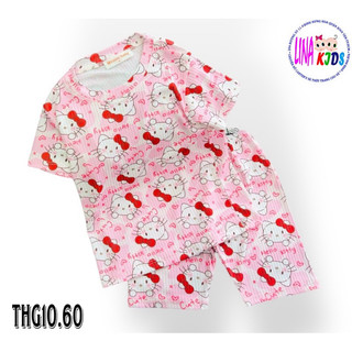 [Size 11-20kg]BỘ THUN GÂN TĂM BÉ GÁI