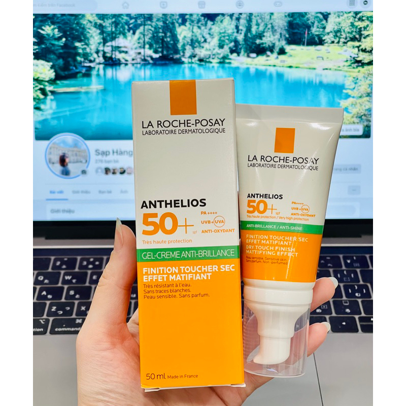 Kem chống nắng LRP Anthelios Anti-shine Gel-Cream SPF 50+