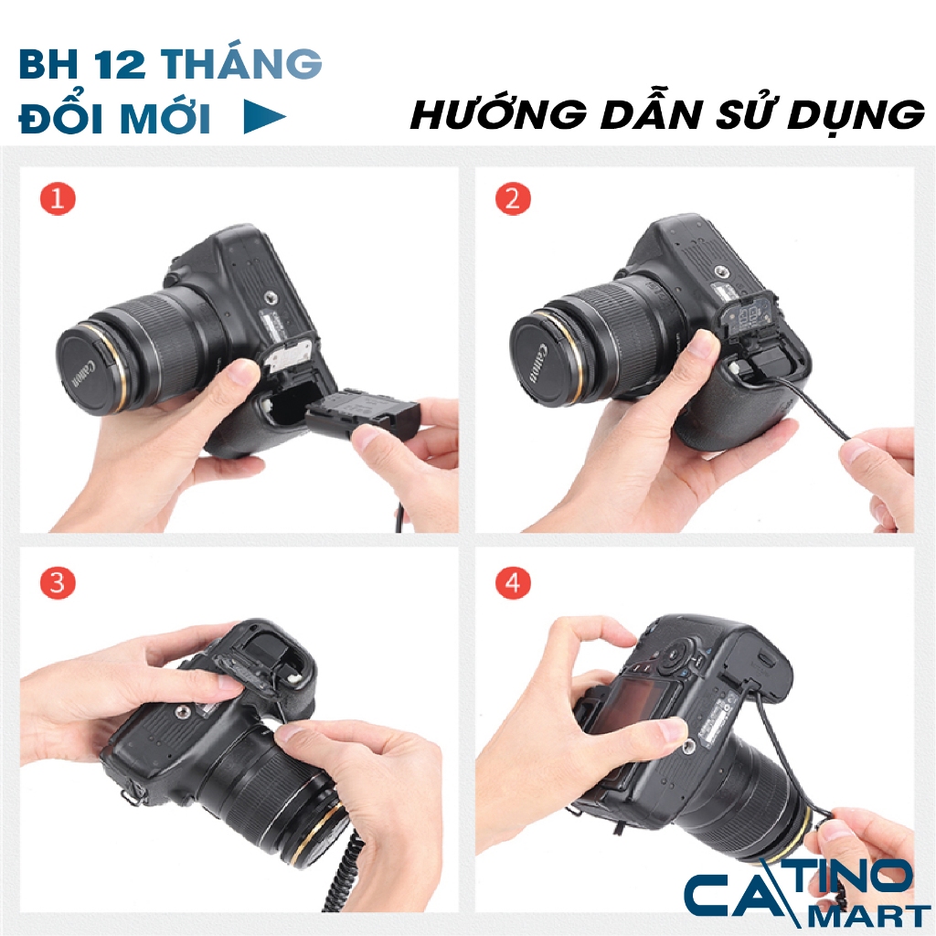 Pin Ảo/ Giả Pin/ Dummy Kingma Cho Canon LP-E6   . BH 12 Tháng