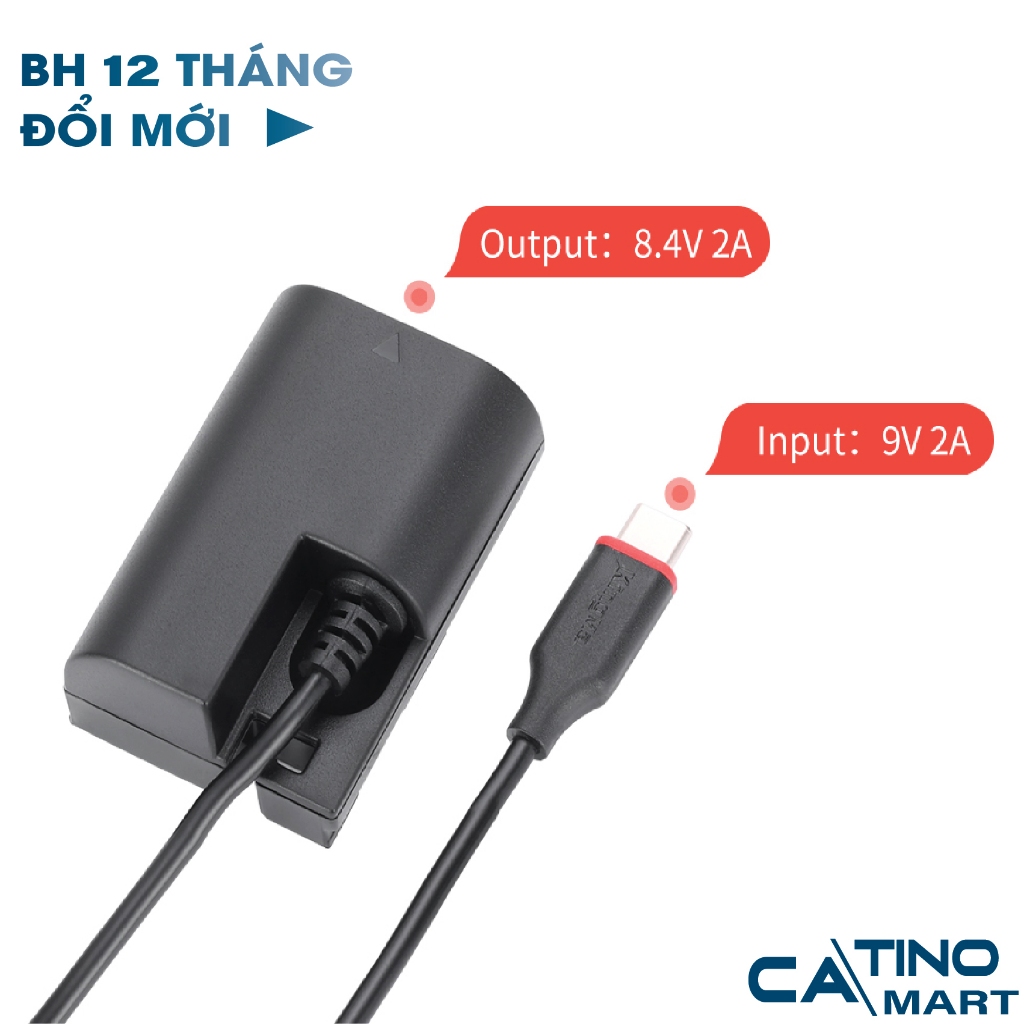 Pin Ảo/ Giả Pin/ Dummy Kingma Cho Canon LP-E6   . BH 12 Tháng