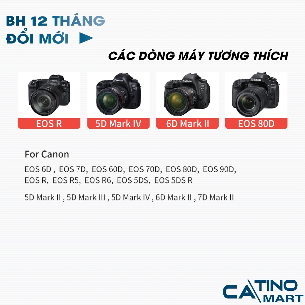 Pin Ảo/ Giả Pin/ Dummy Kingma Cho Canon LP-E6   . BH 12 Tháng