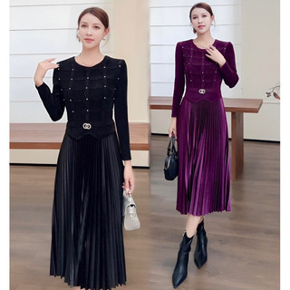 ( HÀNG NHẬP – CAO CẤP) VÁY ĐẦM LỤA PHỐI REN DUYÊN DÁNG (MYY4601123)