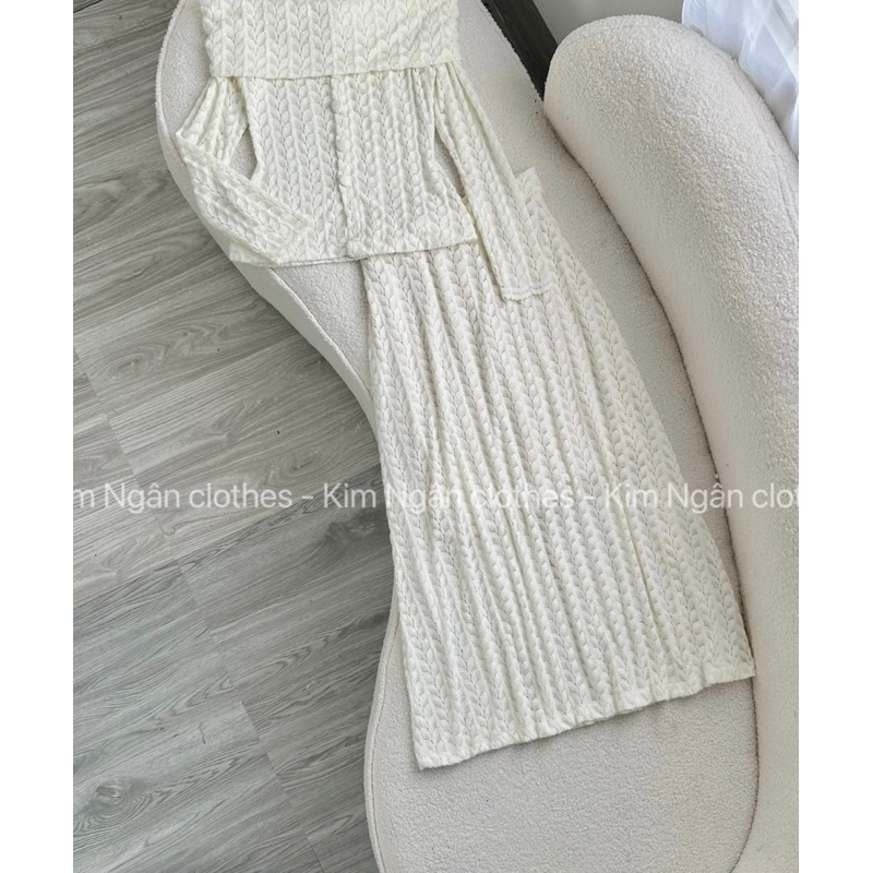 Set ren xinh trễ vai kèm nút bộc siêu xinh đẹp  hách dáng siêu đẹp