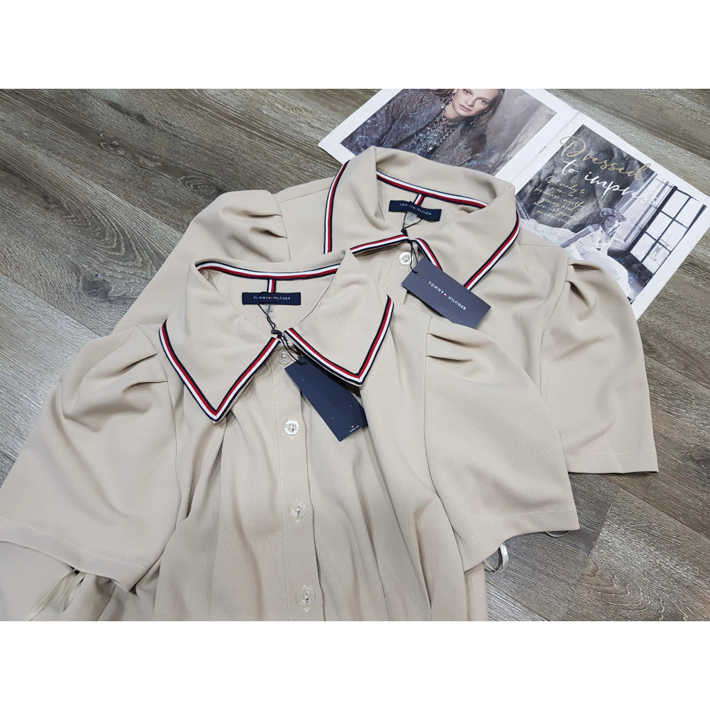 Đầm váy xòe midi TOmy chất đẹp co giãn nhiều màu, tôn dáng