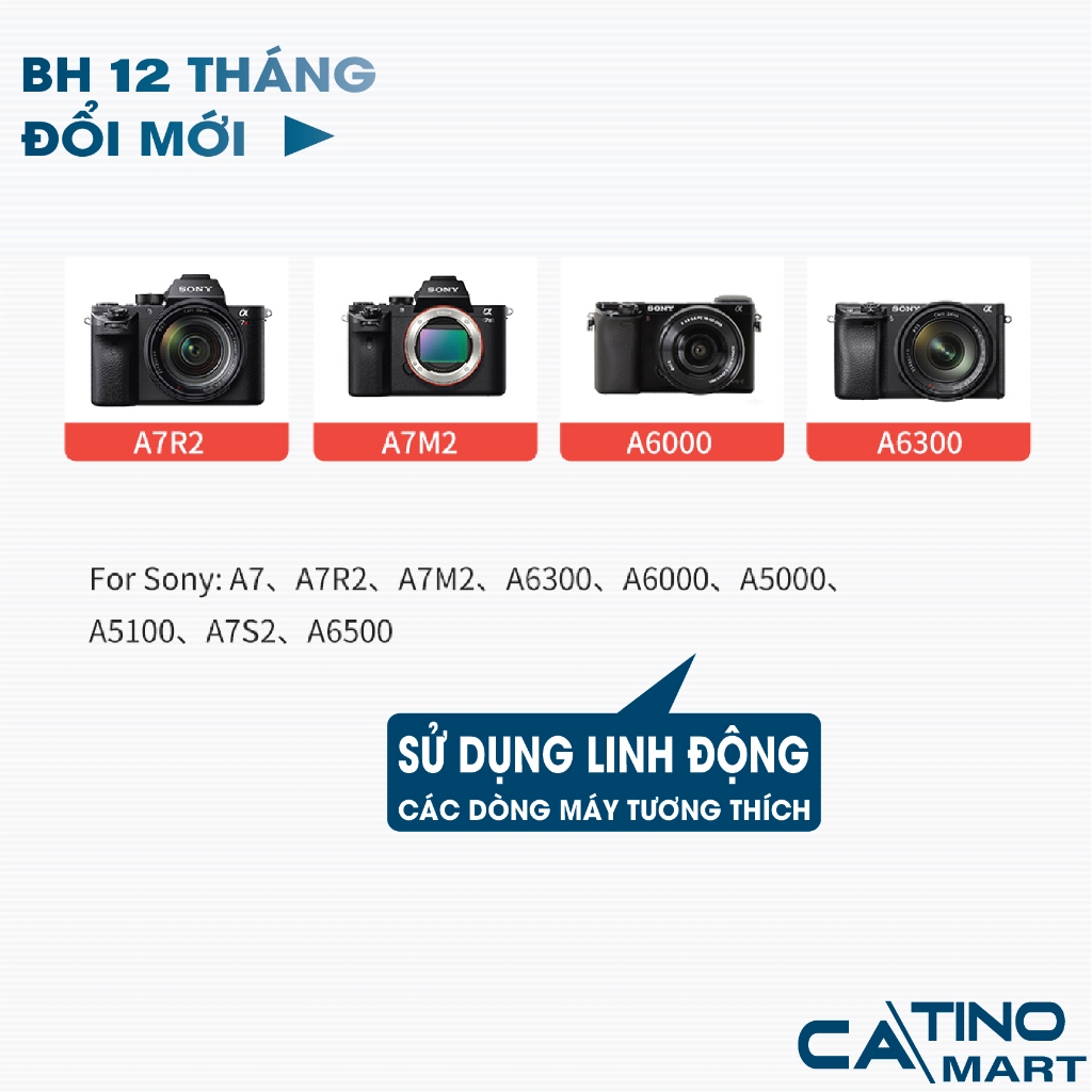 Pin Ảo/ Giả Pin/ Pin. Dummy Kingma for Sony NP-FW50 . BH 12 Tháng