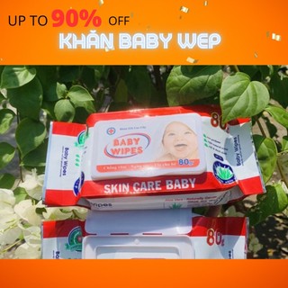 Khăn giấy ướt baby wipes 80g