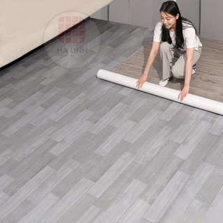 Simili lót sàn giả vân gỗ nhám, thảm nhựa trải sàn pvc sàn vinyl giá rẻ chống trơn trượt dày 0.5mm