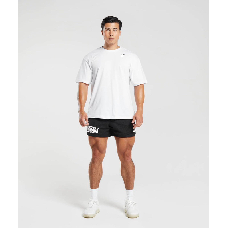 Quần short ngắn thể thao Gym sha.k lifting club vải da cá