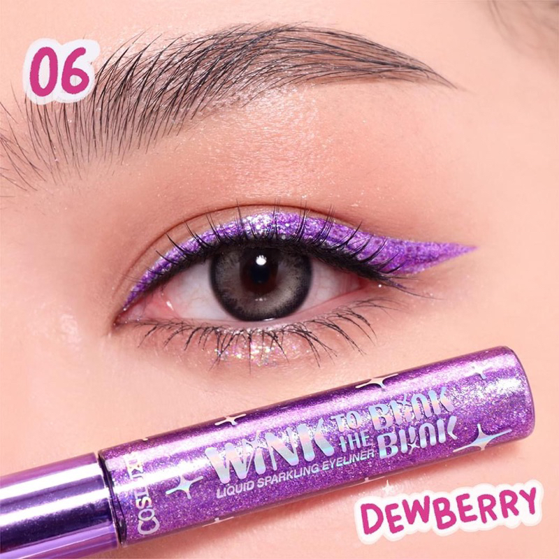 Nhũ kẻ mắt đầu cọ mảnh Winky Blinky Liquid Sparkling Eyeliner