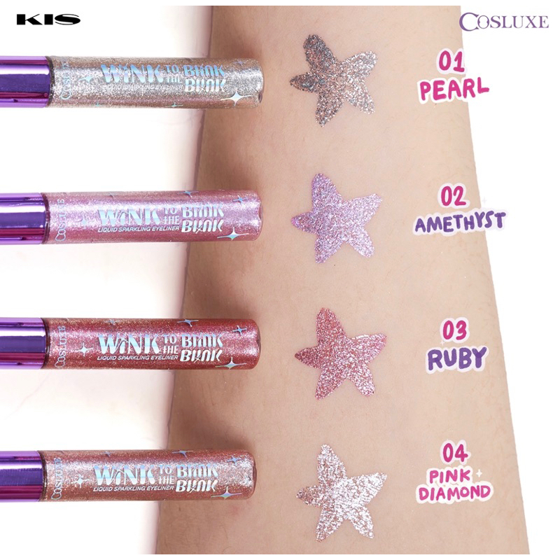 Nhũ kẻ mắt đầu cọ mảnh Winky Blinky Liquid Sparkling Eyeliner