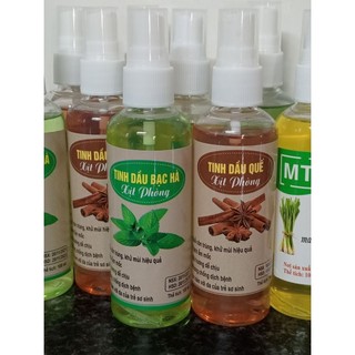 Combo 2 Chai xịt thơm Bạc Hà. - Chai 100ml )