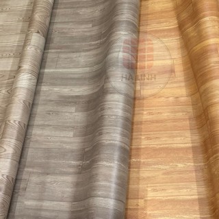 Thảm lót sàn simili vân gỗ dạng cuộn, tấm simili dán sàn giả gỗ nền nhà nhựa pvc chống nước 0.5mm