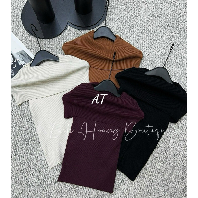 Áo len trễ vai chuẩn Linh Hoàng