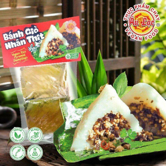 Bánh Giò Nhân Thịt Chay Âu Lạc 300g - Đông lạnh